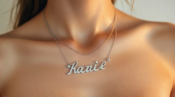 Bijoux personnalisés : collier élégant avec votre prénom